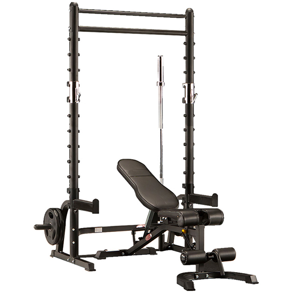 好博 BK-3003龙门架深蹲架卧推架综合训练器健身器材 BK3003出口版裸机