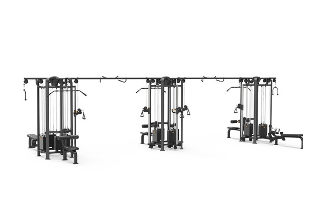 好博四方位多功能训练架360综合训练器健身房专用 9028D十二方位训练架