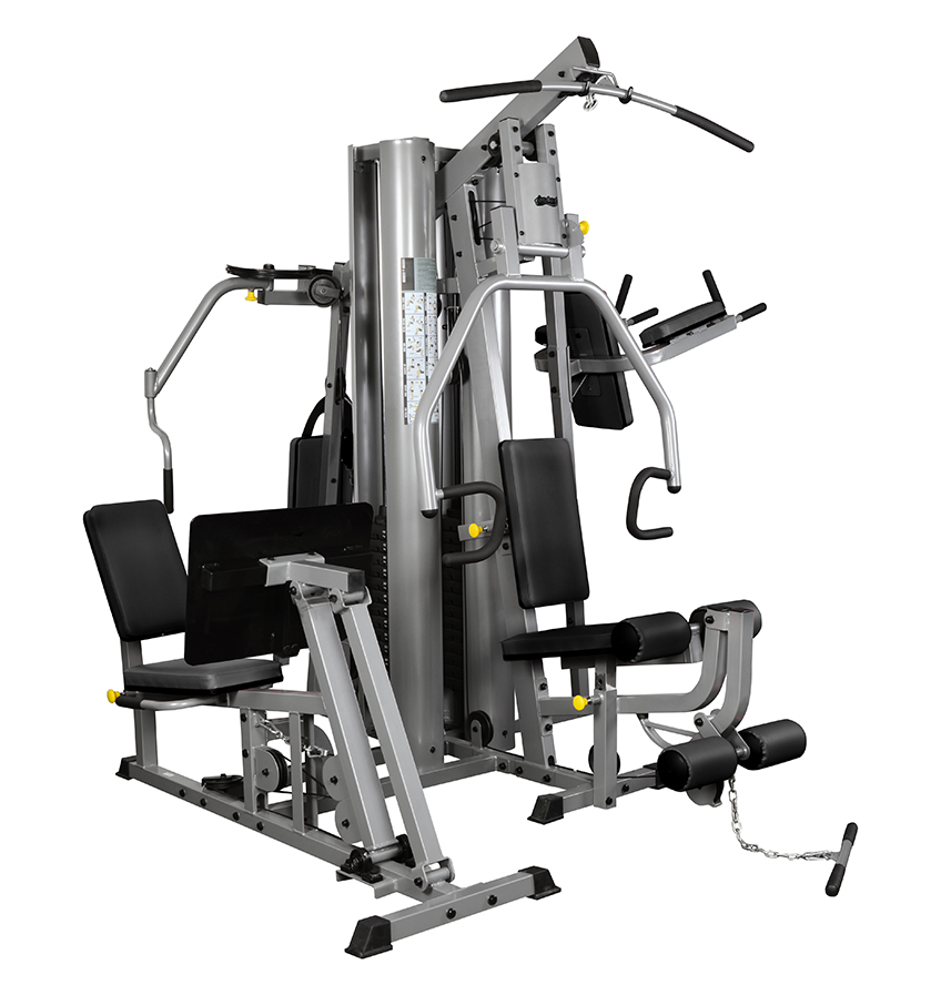 LC6000 六方位六配重综合训练机 6-WEIGHT STACK WORK STATION