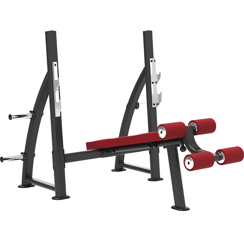 好博下斜练习椅卧推架商用健身器材健身房团购综合训练器 6038下斜练习椅