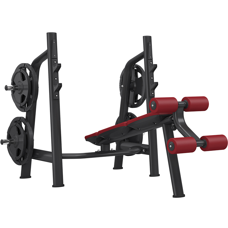 好博 6038下斜练习椅卧推架商用健身器材健身房团购综合训练器