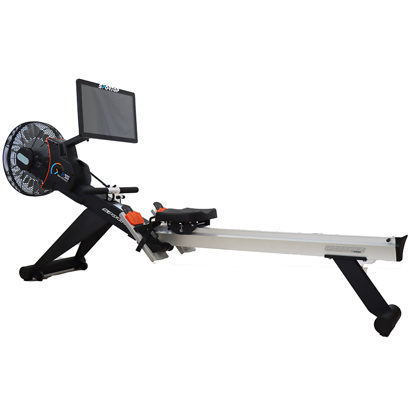 好博商用智能划船机R900T彩屏磁控风阻双功能健身房专用彩屏划船机