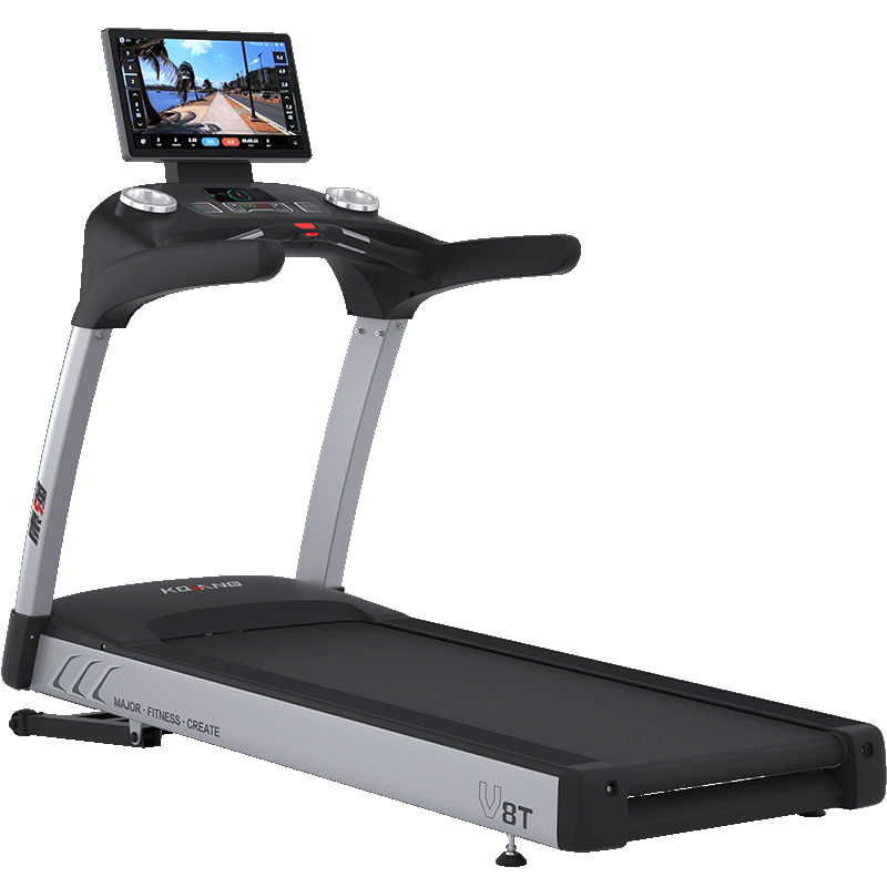 好博家用商用V8T健身房大屏多功能交流电动室内跑步机V8T