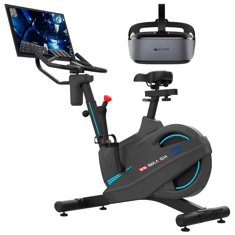 好博VR动感单车S2000虚拟现实智能健身车团队训练比赛