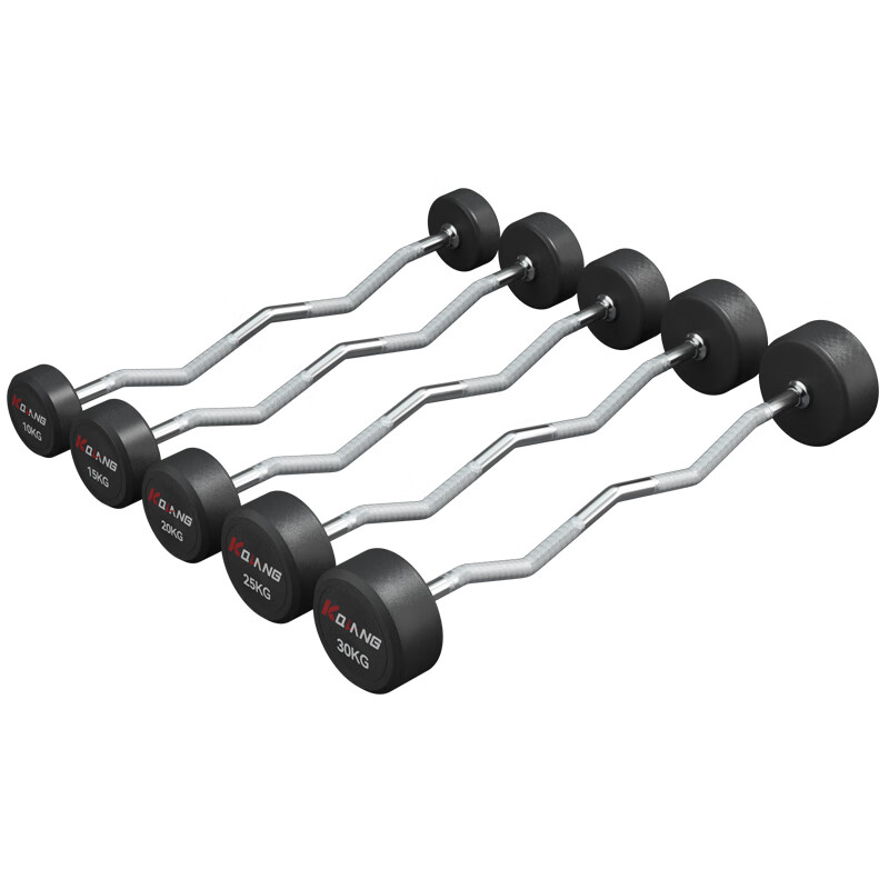 好博曲杆小杠铃套装1.2TPQ-100KG(10-15-20-25-30)